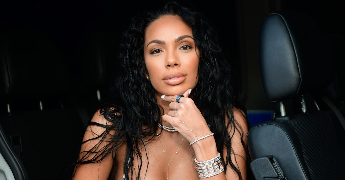 Erica Mena at an Atlanta block party event