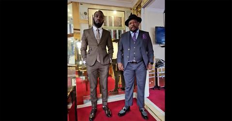 Brian Mwenda and Mike Sonko in an office.
