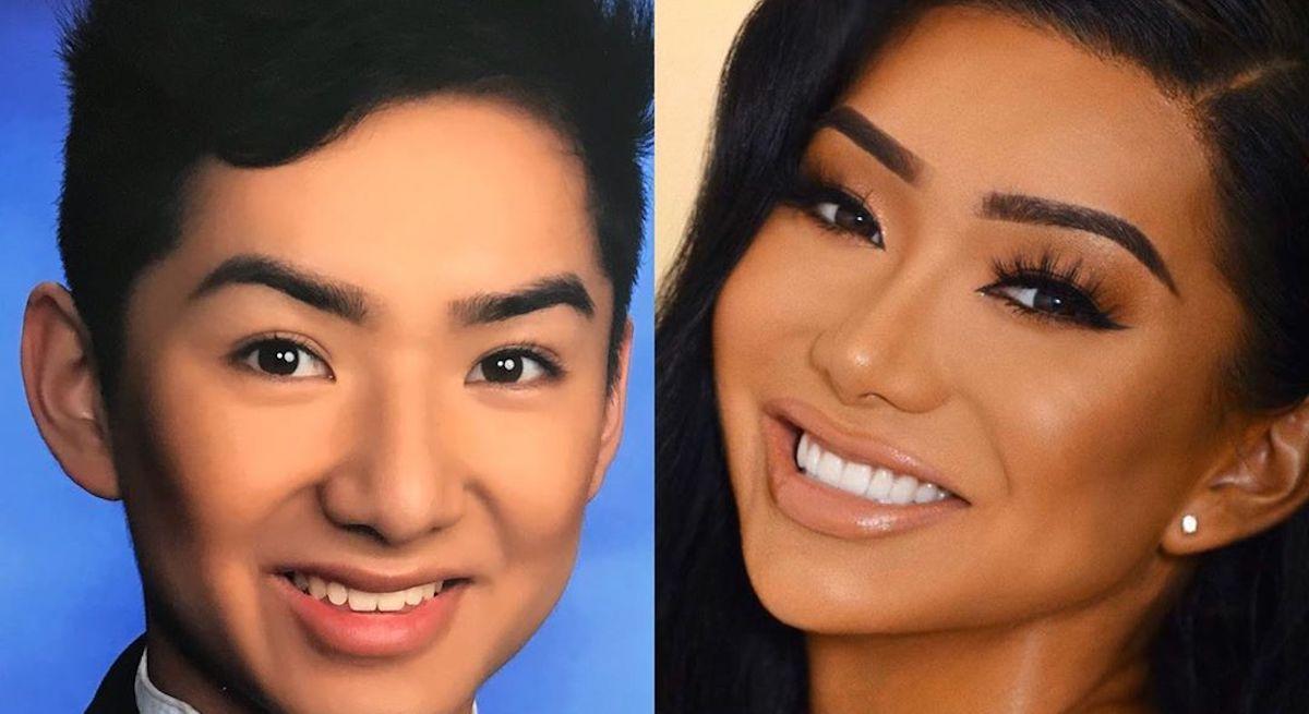 Nikita Dragun before and after