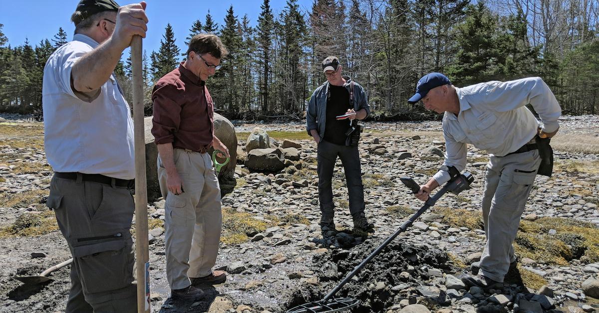 curse oak island metal detector