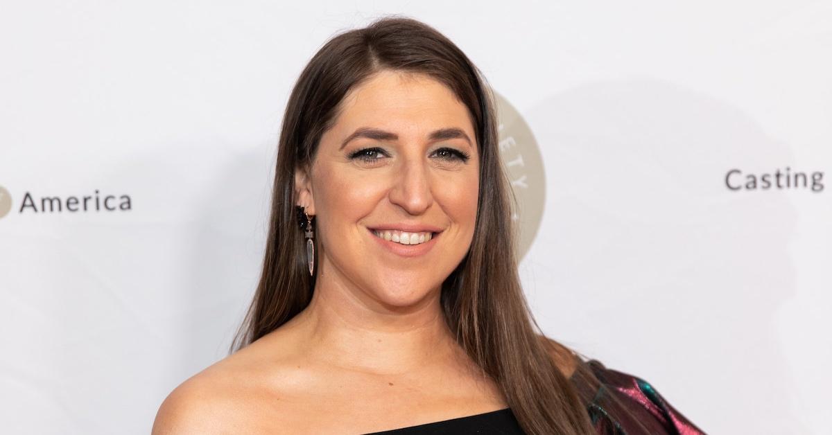 Mayim Bialik attending an event.