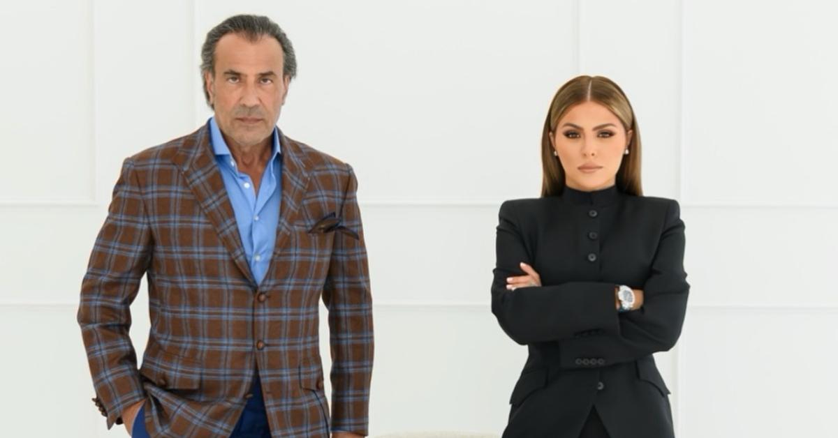 (l-r): Masoud Shojaee and Stephanie Shojaee for Shoma Group