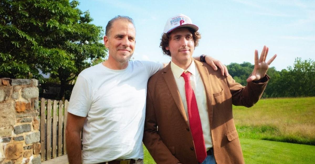 (l-r): Hunter Biden and Andrew Callaghan