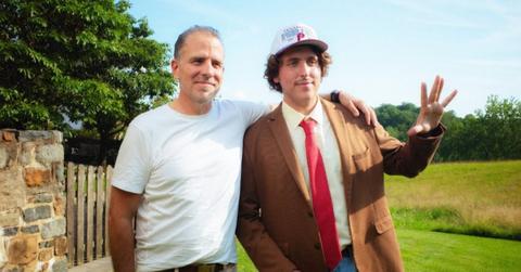 (l-r): Hunter Biden and Andrew Callaghan