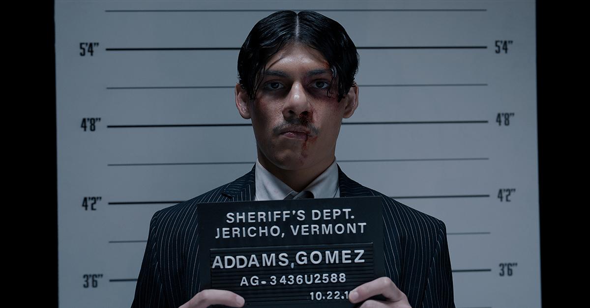 Young Gomez Addams in 'Wednesday' 