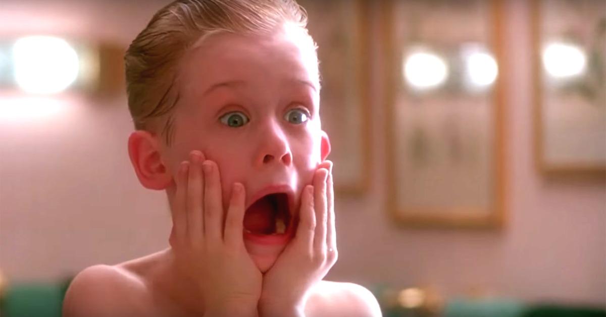 Macaulay Culkin as Kevin in 'Home Alone'