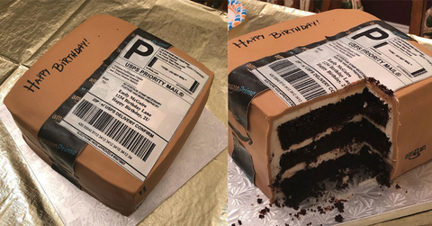 amazon package cake