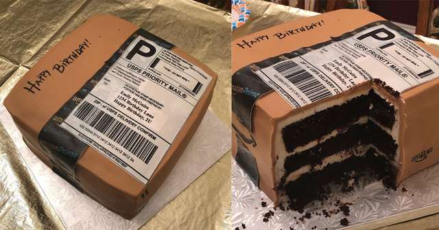 amazon package cake
