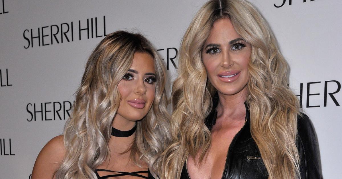 Brielle Biermann and Kim Zolciak