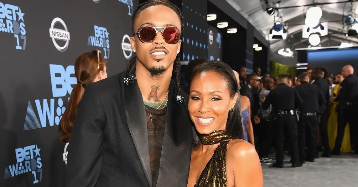 Jada Pinkett Smith and August Alsina at the 2017 BET Awards