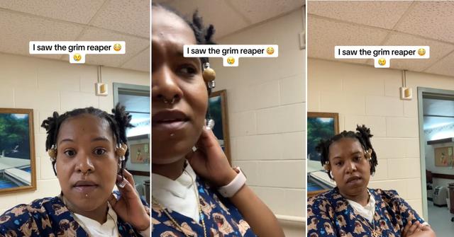 A nurse saw the Grim Reaper in a patient's room