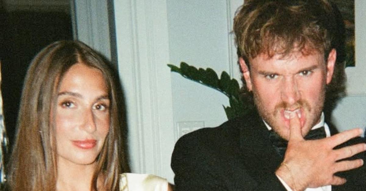 Amanda and West at a group dinner before their relationship went public.