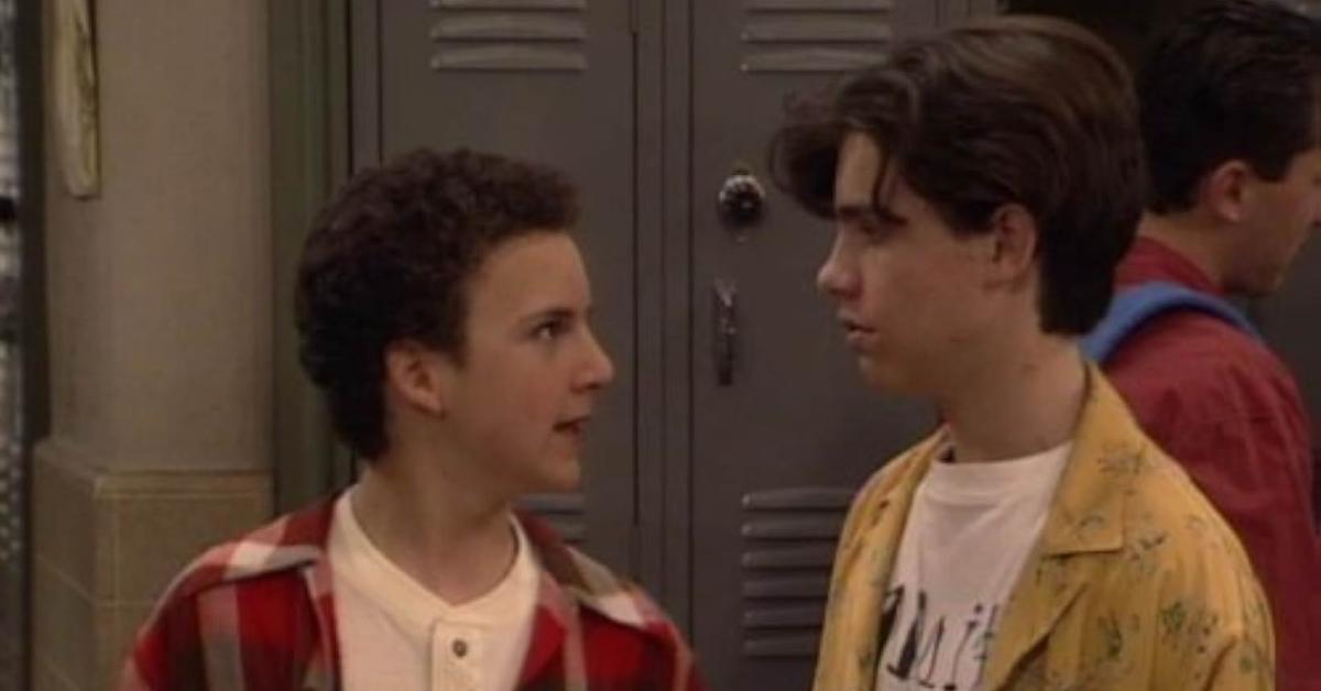 A scene with Ben Savage and Rider Strong in 'Boy Meets World'