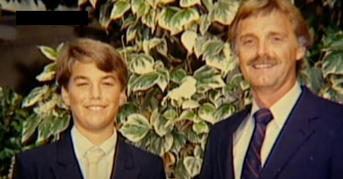 Scott Peterson childhood photo with his dad Lee