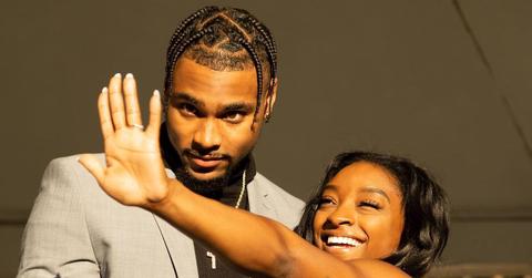 Simone Biles and Jonathan Owens