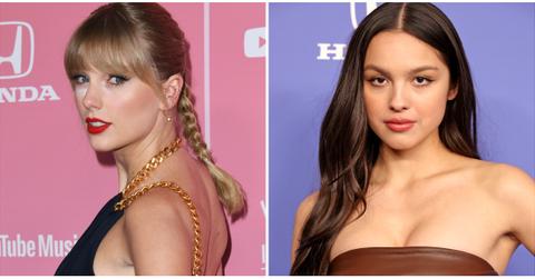 Taylor Swift and Olivia Rodrigo at red carpet events