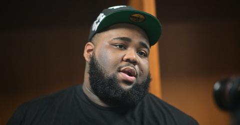 Rod Wave backstage at the Nostalgia Tour in 2023.