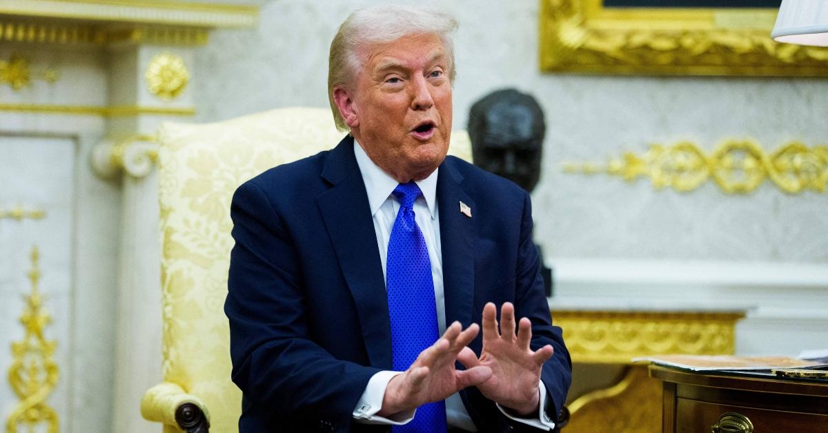 Trump meets Mark Rutte Of NATO in the Oval Office.