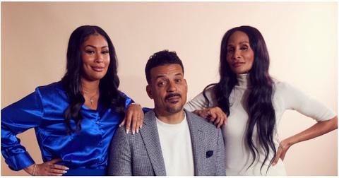 (l-r): Anansa Sims, Matt Barnes, and Beverly Johnson