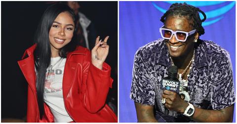 (l-r): Mariah the Scientist and Young Thug