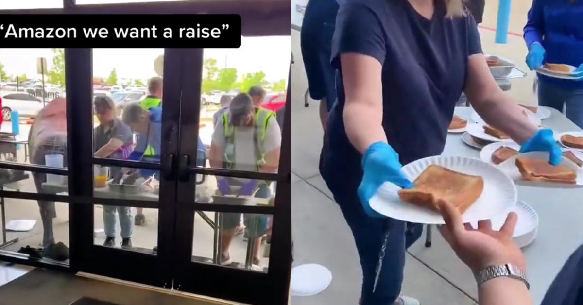 Employee Blasts Amazon for Giving Workers Grilled Cheeses