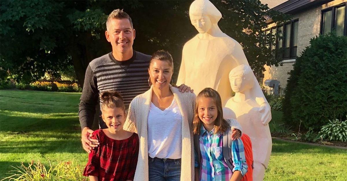 Sean Duffy and Rachel Campos-Duffy with two of their children. 