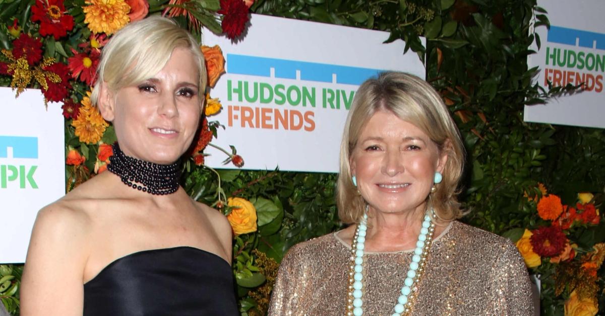 Martha Stewart and her daughter at the Hudson River Park Gala.