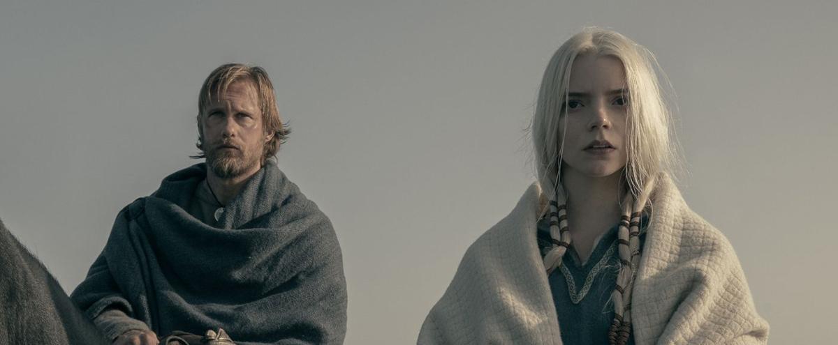 Alexander Skarsgard Anya Taylor-Joy in 'The Northman'