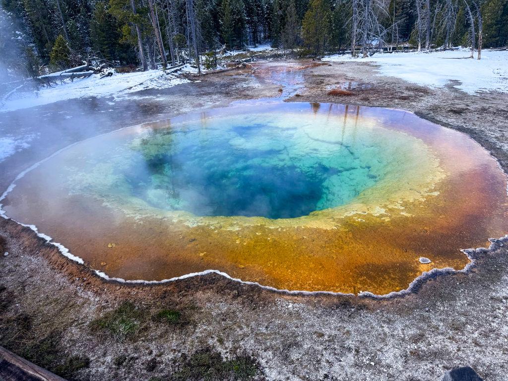 One of the geysers at Yellowstone