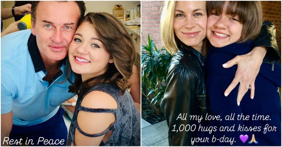 Julian McMahon and Brooke Burns with their daughter