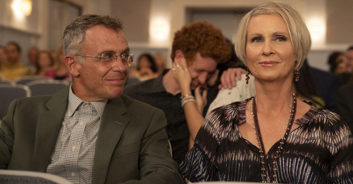 (l-r): David Eigenberg as Steve and Cynthia Nixon as Miranda 'AJLT'