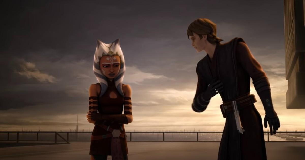 Ahsoka and Anakin 