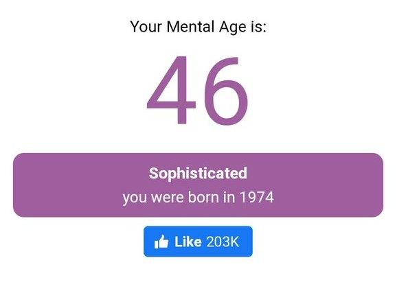 a real me com mental age