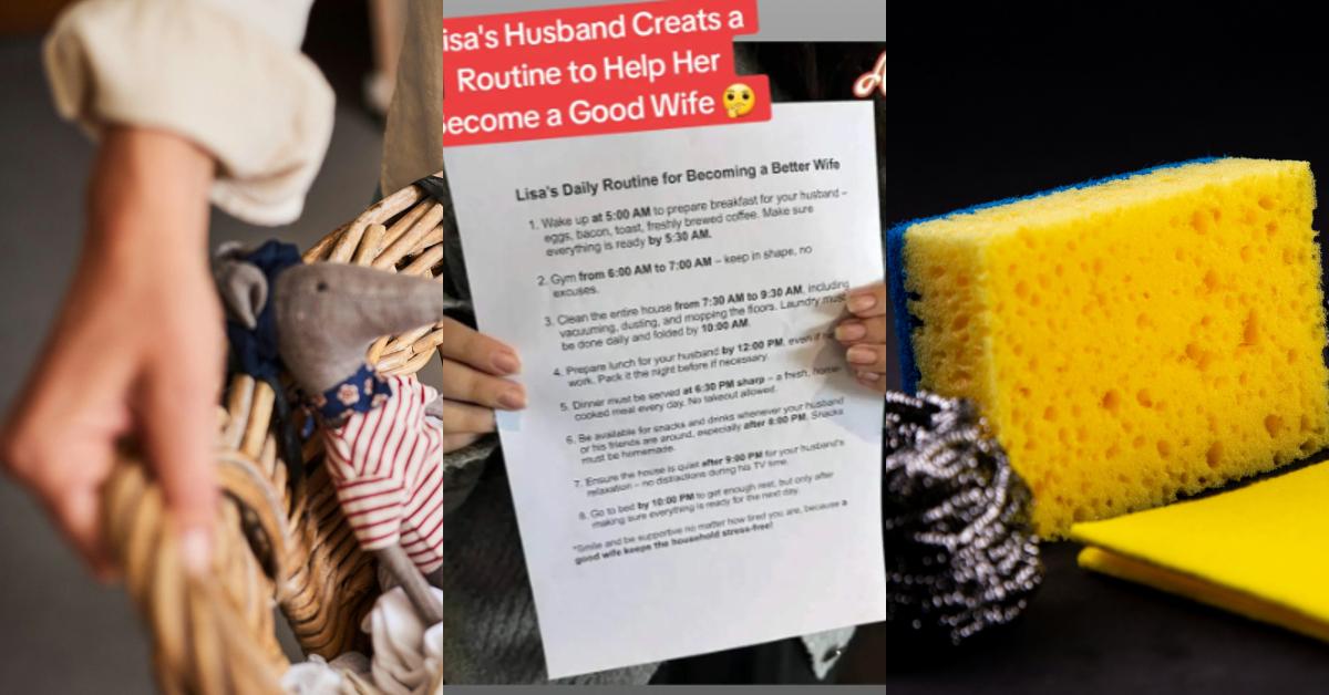 “I’d Be a Widow” — Woman Shares List From Husband Telling Her How to Be a Better Wife