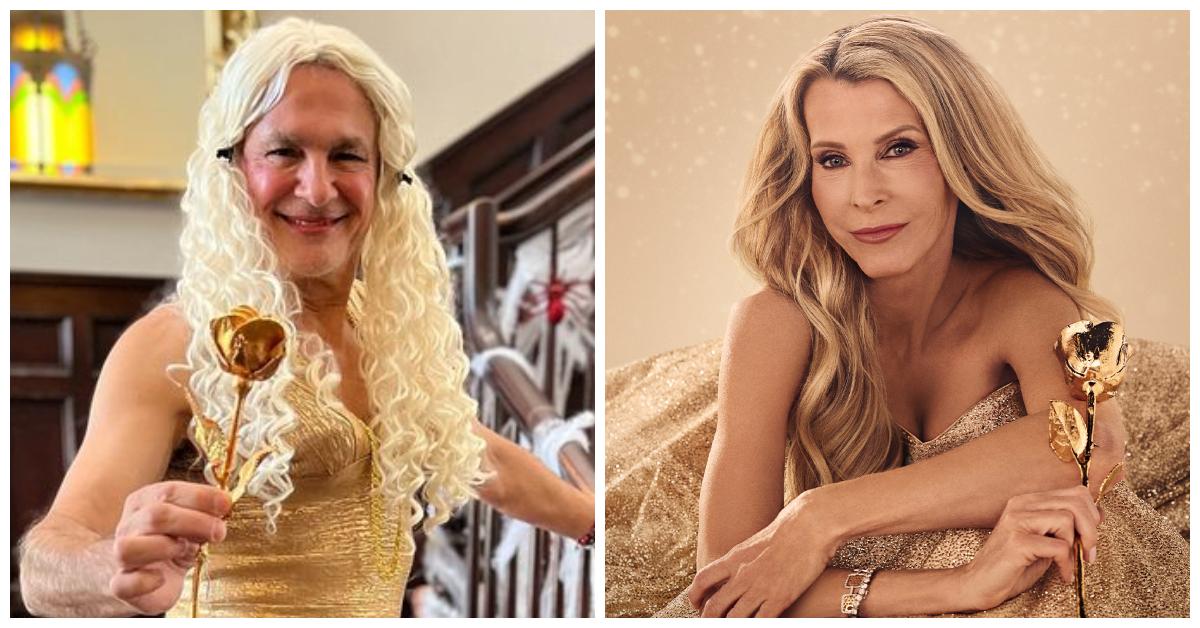 'The Golden Bachelorette' contestant Pascal Ibgui transformed into leading lady Joan Vassos for Halloween!