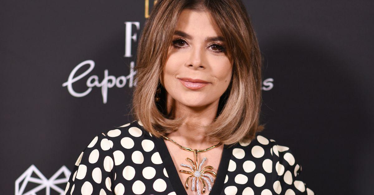 Paula Abdul poses for a photo at a red carpet event