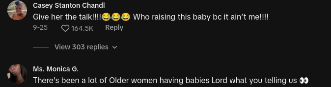 year old woman gets pregnant