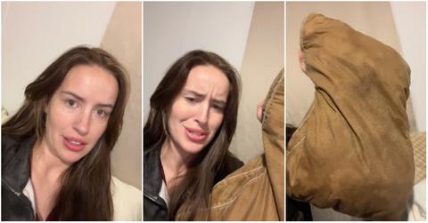 Viral video of woman showing her fiancé's gross favorite pillow.