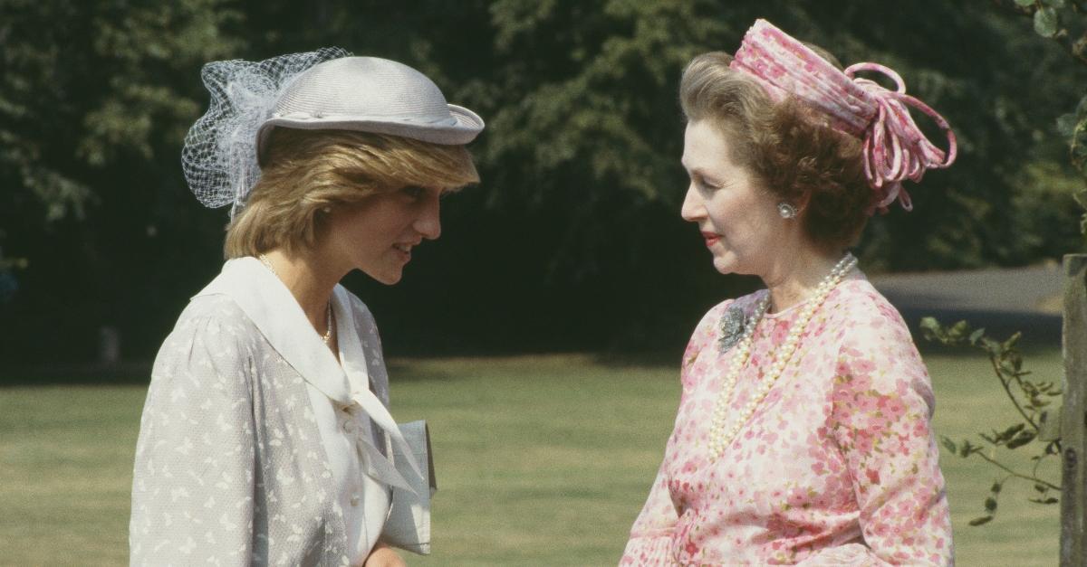 Princess Diana and Raine Spencer