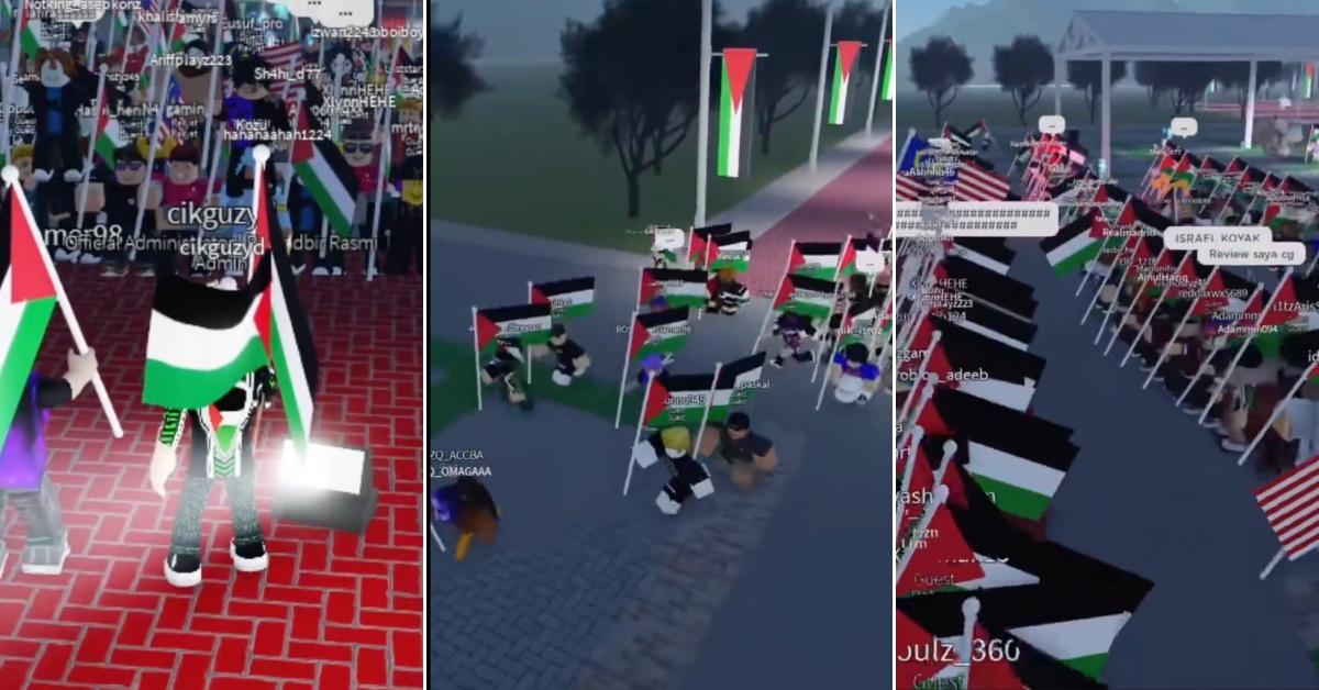 Roblox' players are joining digital pro-Palestine rallies