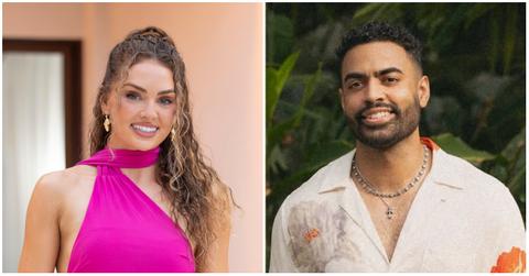 (l-r): Susie Evans and Justin Glaze on 'Bachelor In Paradise'