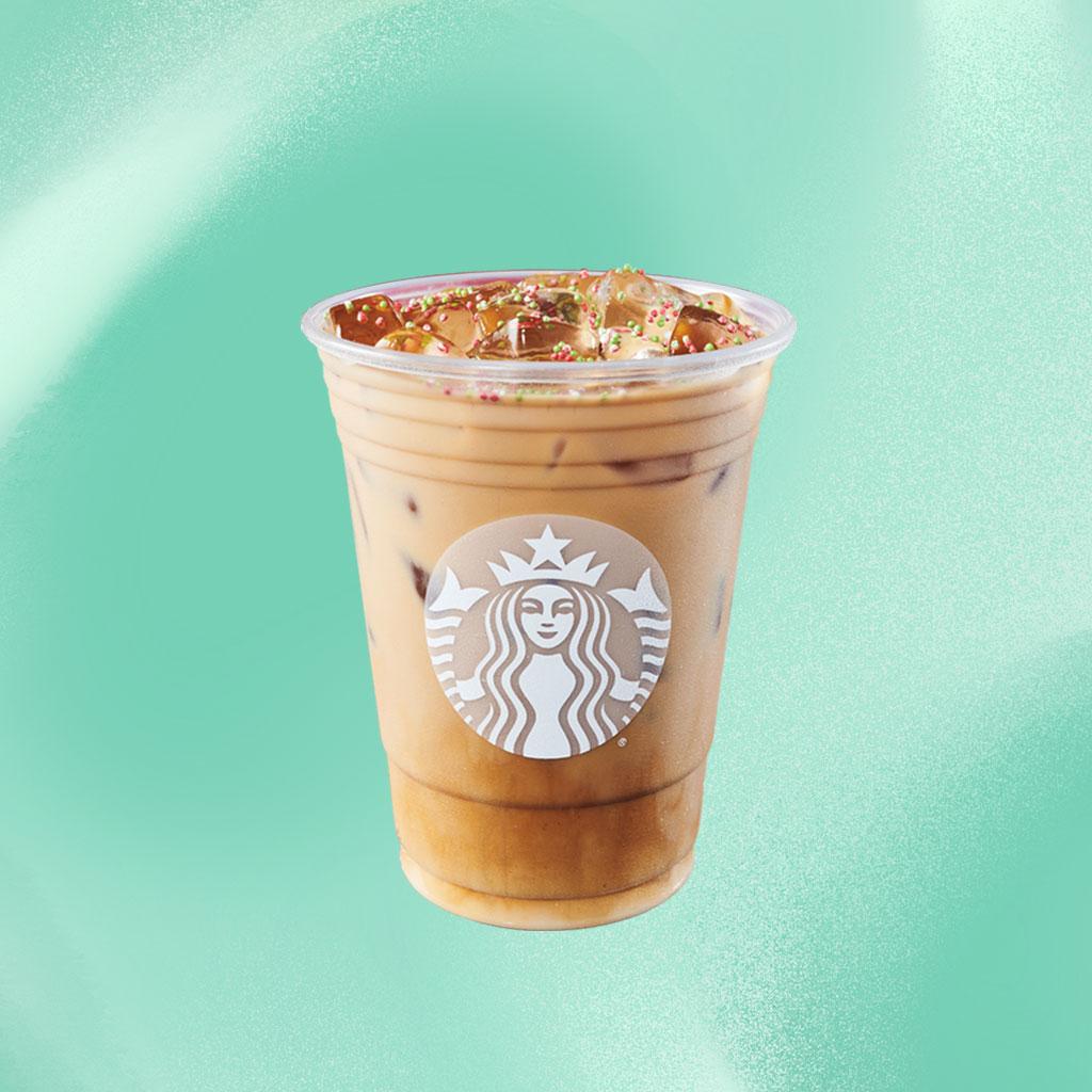 Starbucks Iced Sugar Cookie Almond Milk Latte