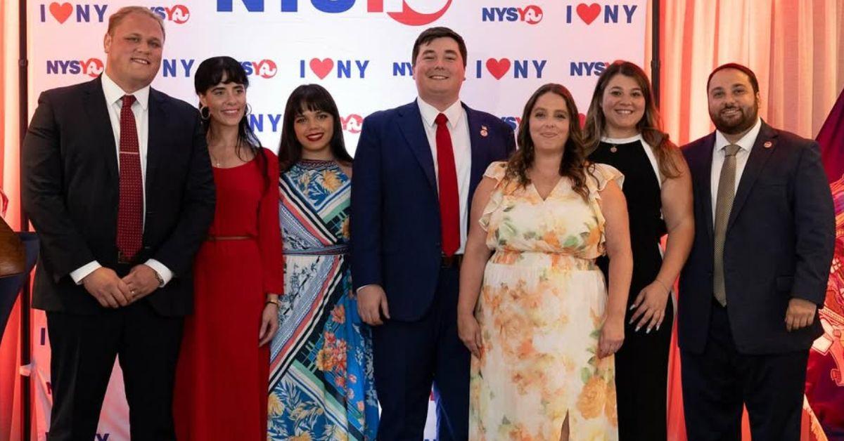 Members of the New York State Young Republicans, including Bobby Walker. 