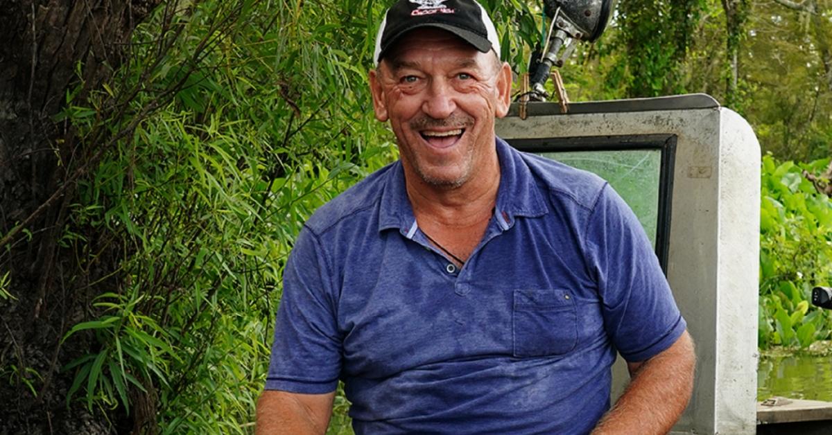 Troy Landry from Swamp People on a boat