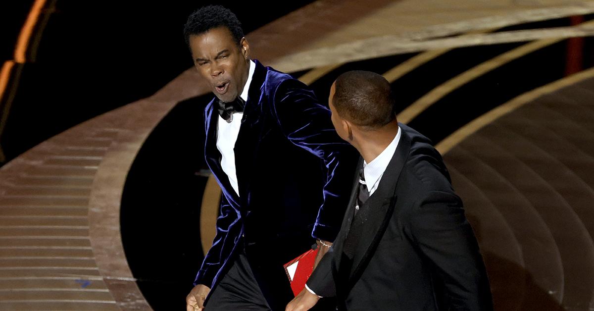 Chris Rock and Will Smith at the Oscars. 