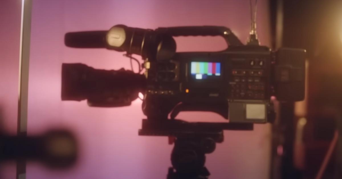 A video camera seen in 'Quiet on Set: The Dark Side of Kids TV'