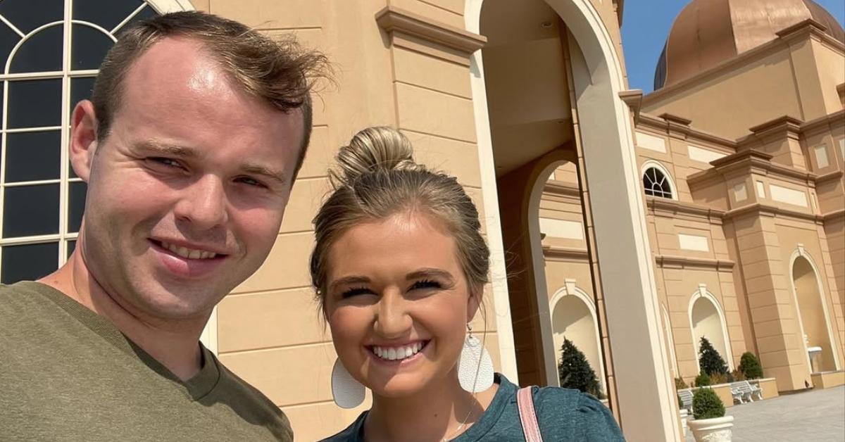 Joseph and Kendra Duggar take an anniversary selfie.
