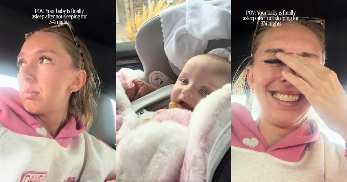 Husband Wakes up Sleeping Baby After Refusing to Stay in Car