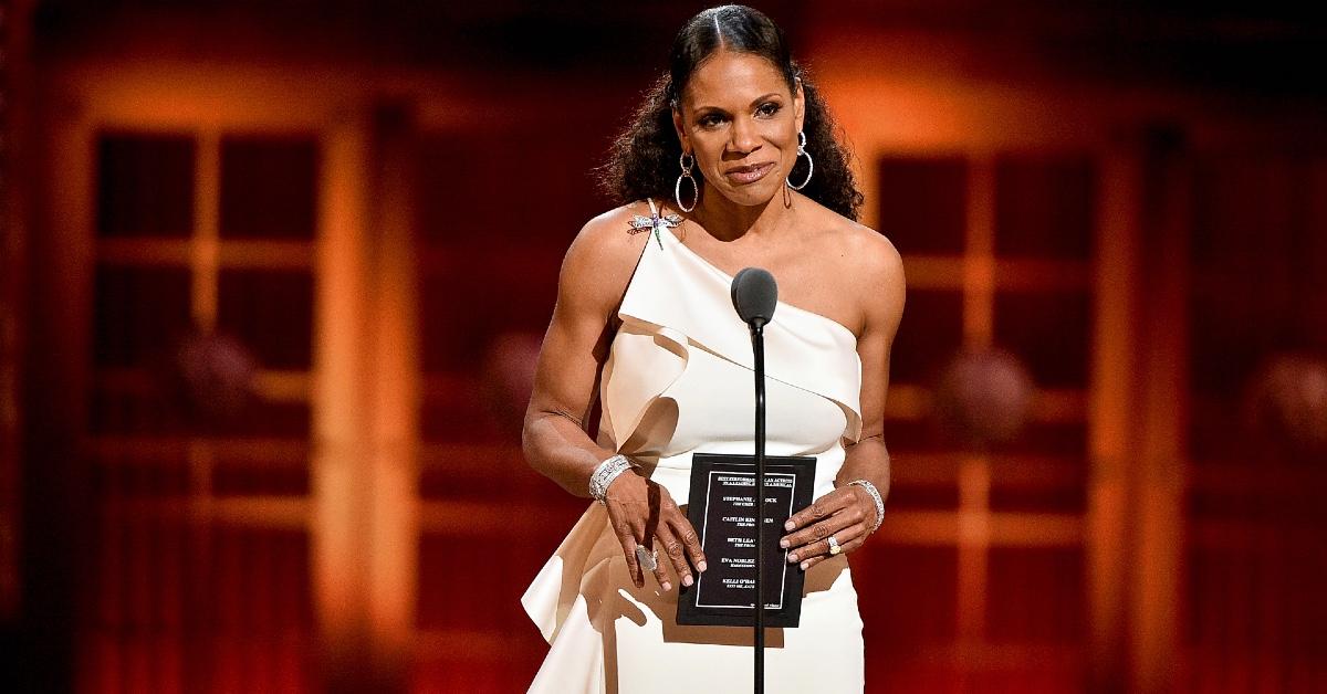 Tony Award winner Audra McDonald presents at the 2019 Tony Awards.