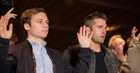 J and Baz in a church on 'Animal Kingdom'.